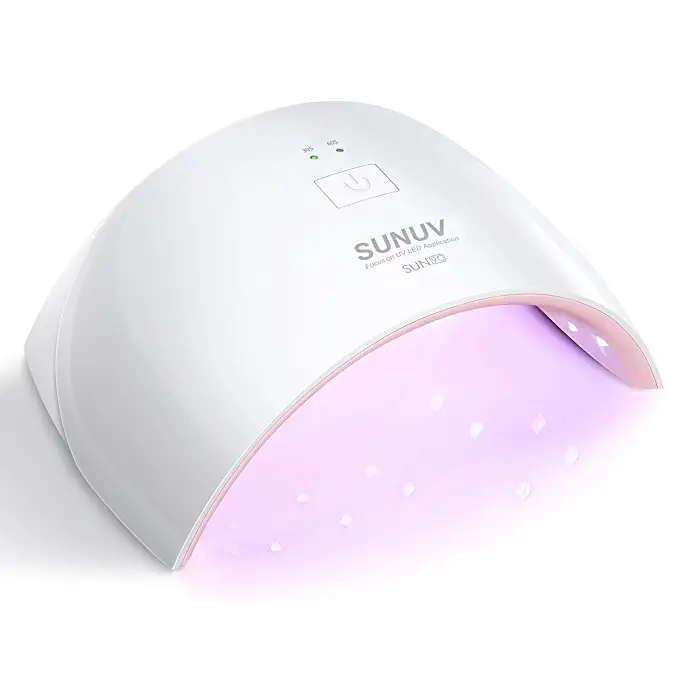 SUNUV 2 Timer Nail Polish Curing Lamp