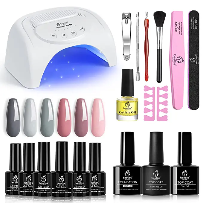 Beetles Gel Nail Polish UV Light Kit