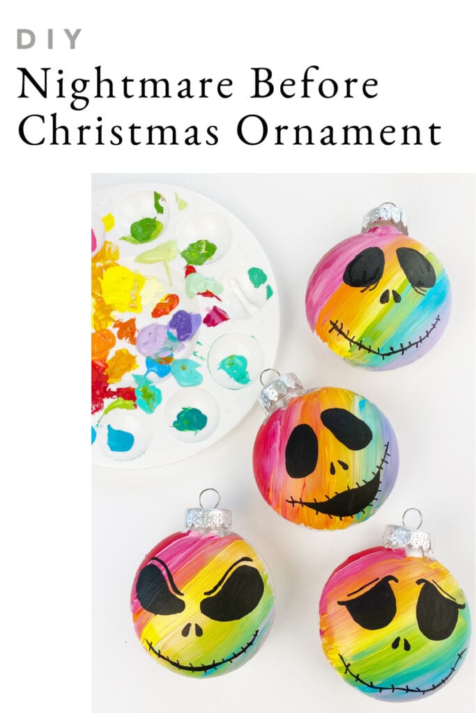 Nightmare Before Christmas Ornament DIY