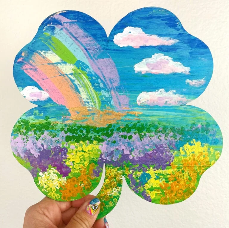 Shamrock Art Project – Clover Craft Idea