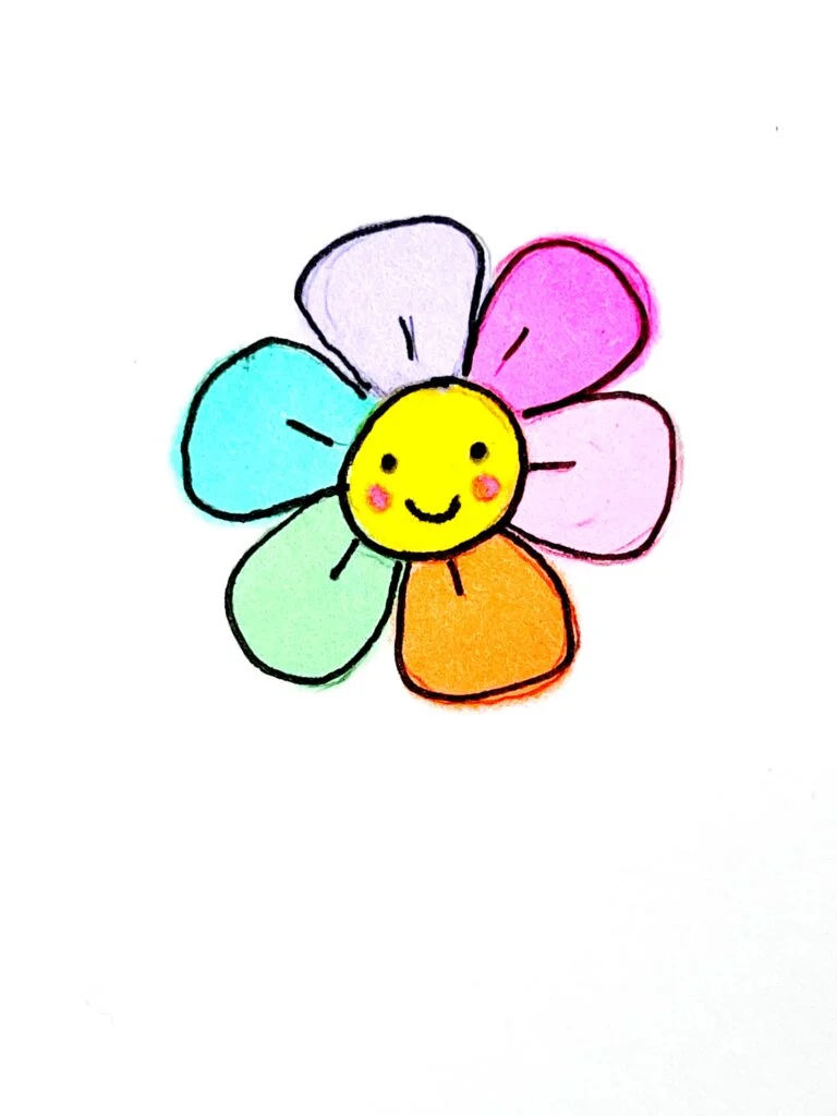 cute flower drawing