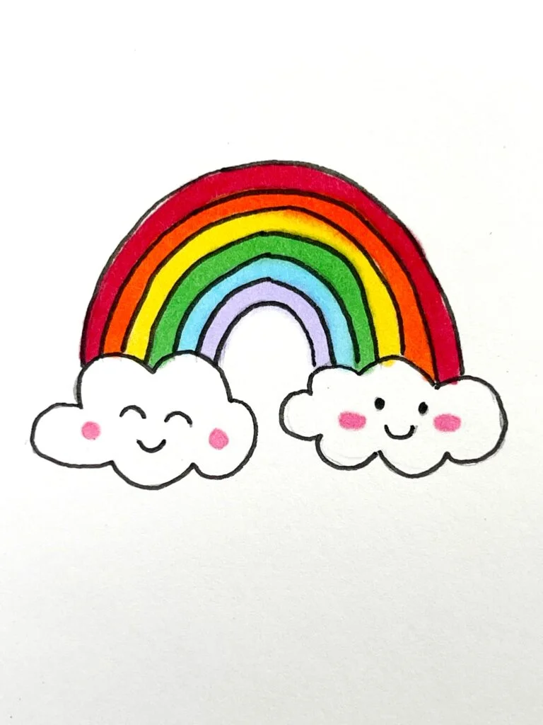 rainbow drawing