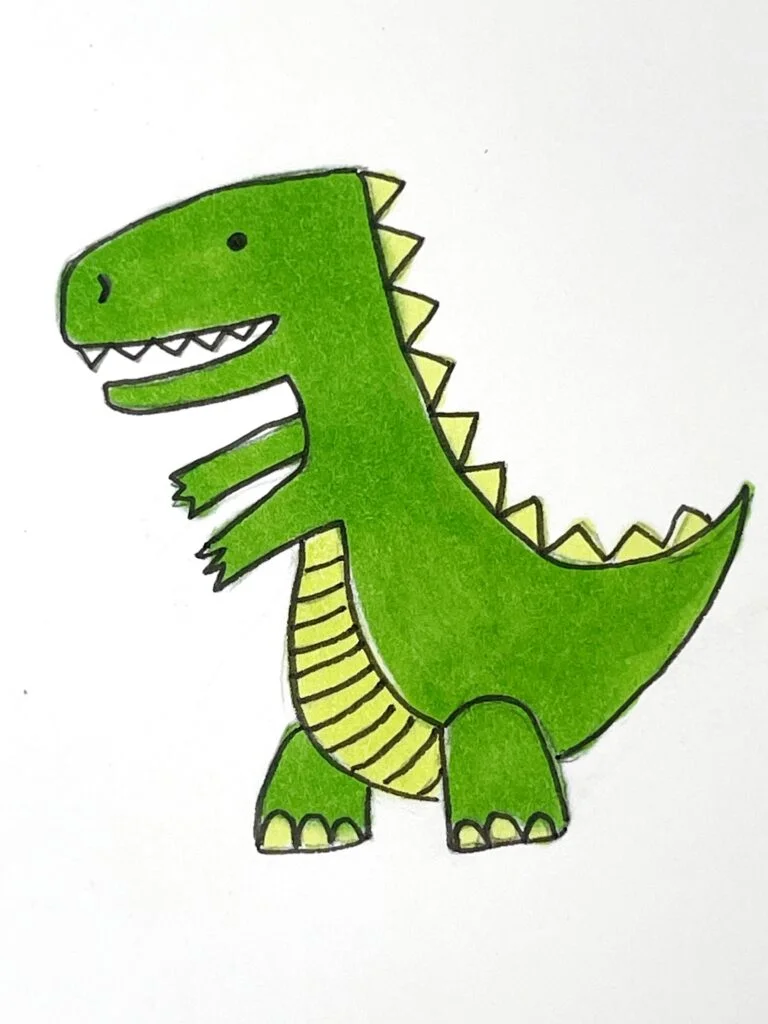 dinosaur drawing