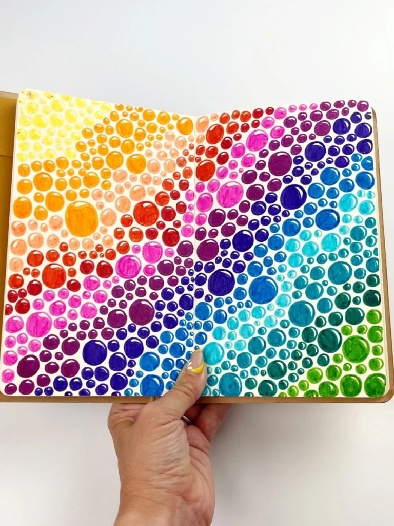 colorful circle pattern