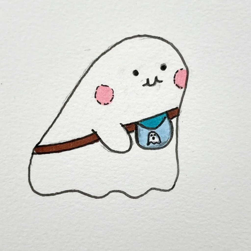 Ghost with a bag