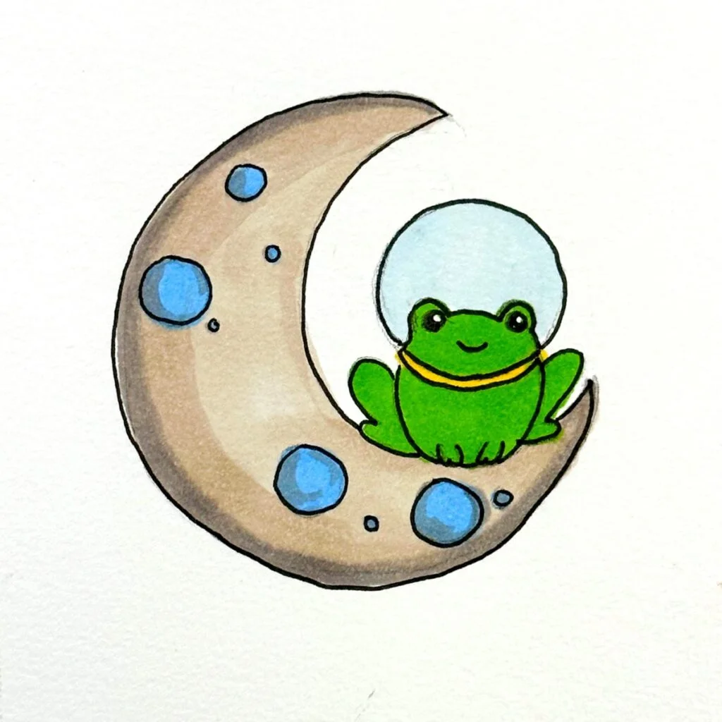 outer space frog