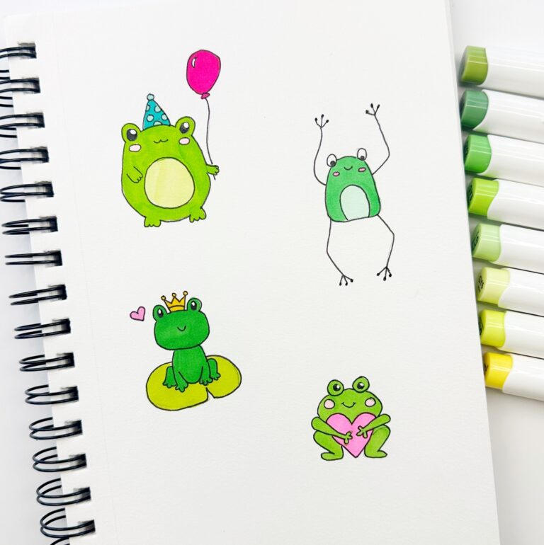 11 Easy Frog Drawing Ideas