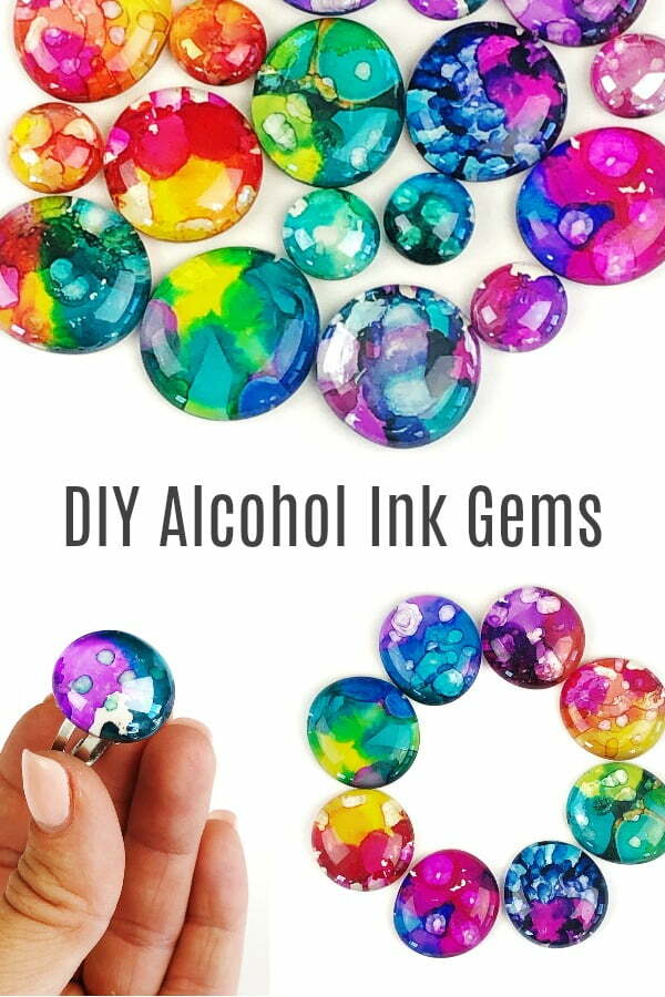 How to Make Alcohol Ink Gems