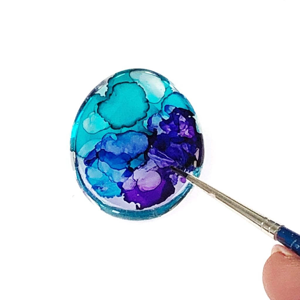 Alcohol Ink Gems