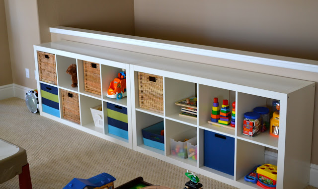 Playroom storage