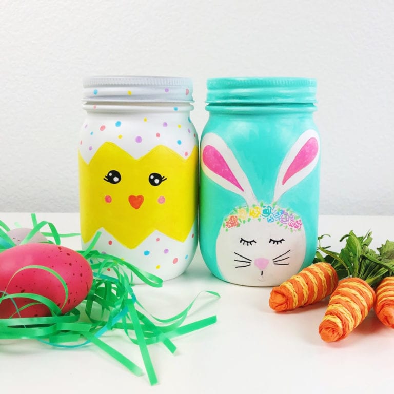 Easter Mason Jars Craft Ideas