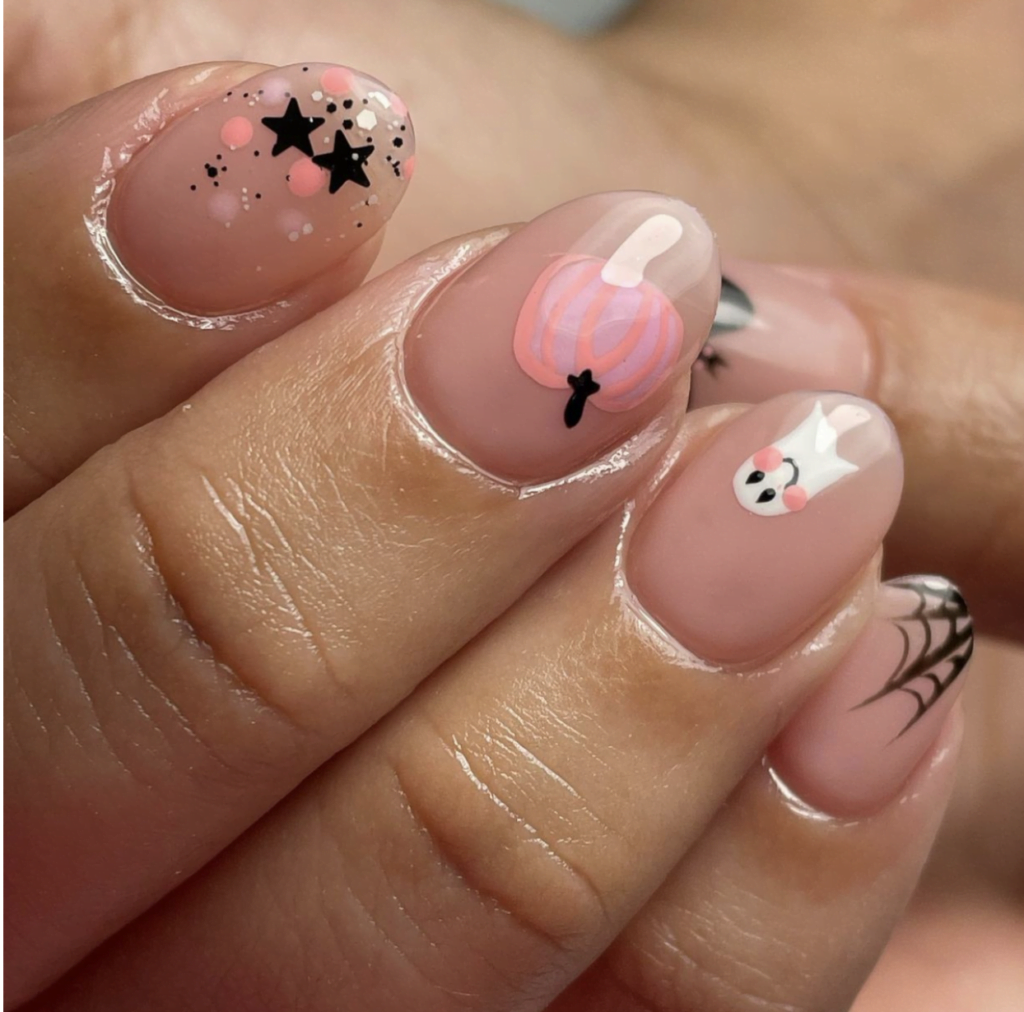 Easy Halloween Nails