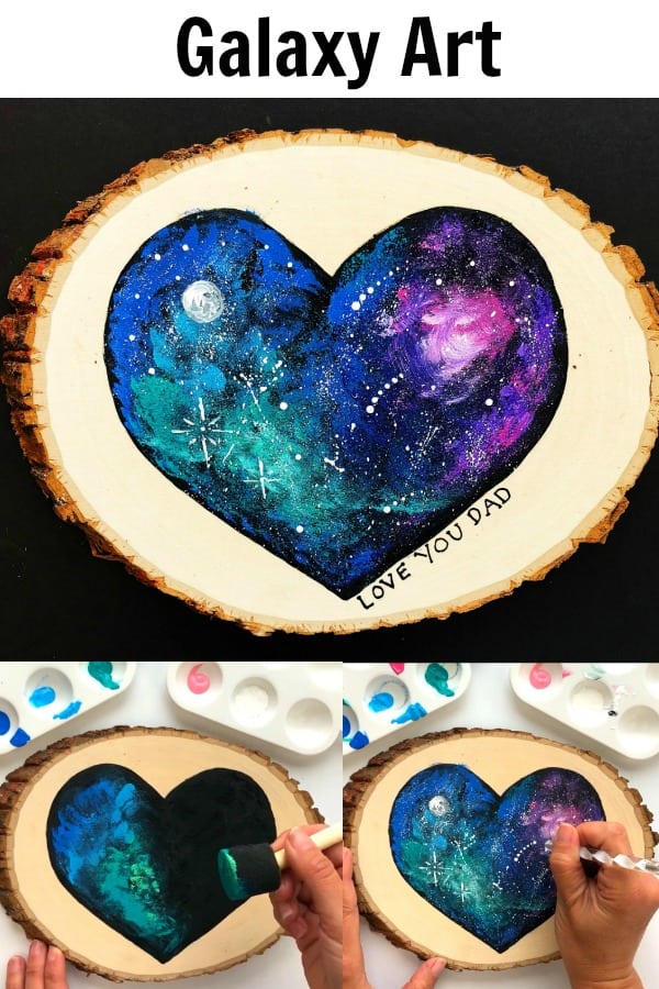 Father's Day Handmade Gift - Galaxy Art