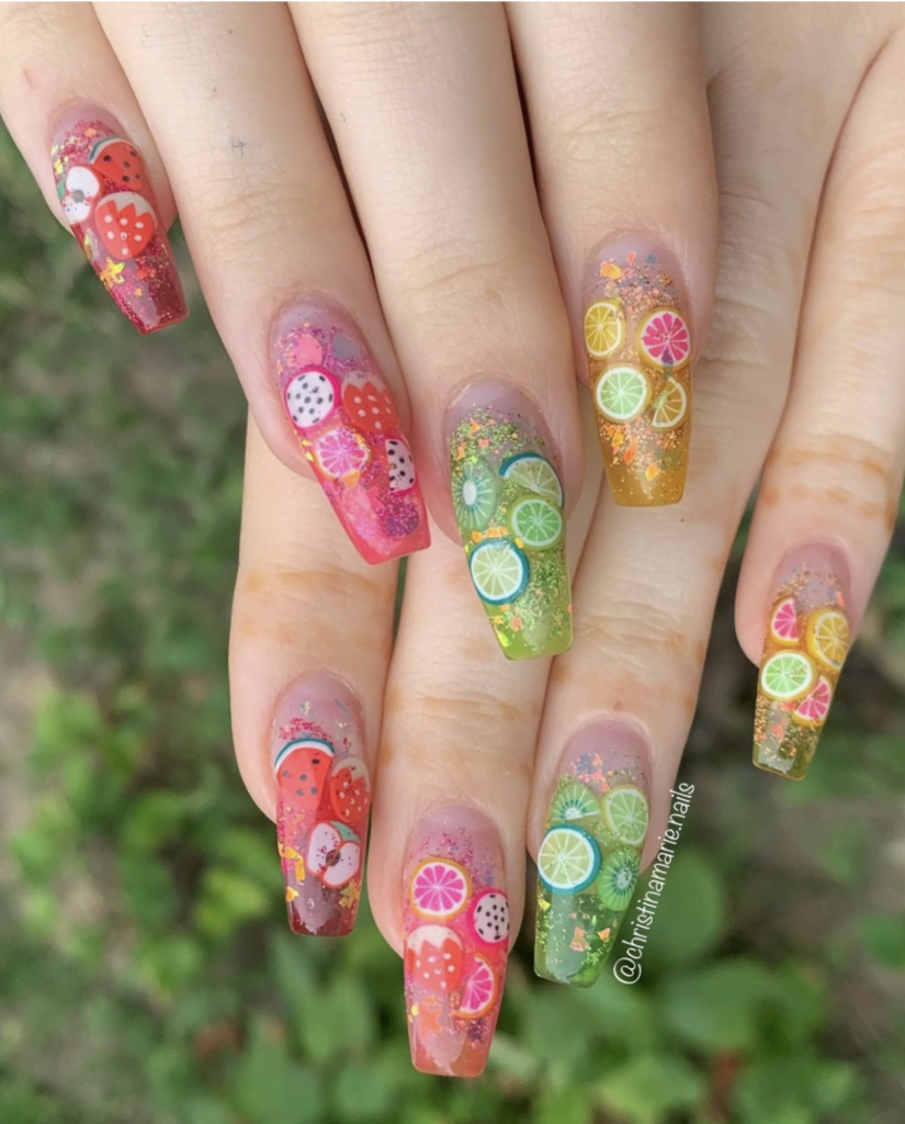 Fruit Nail art inspiration