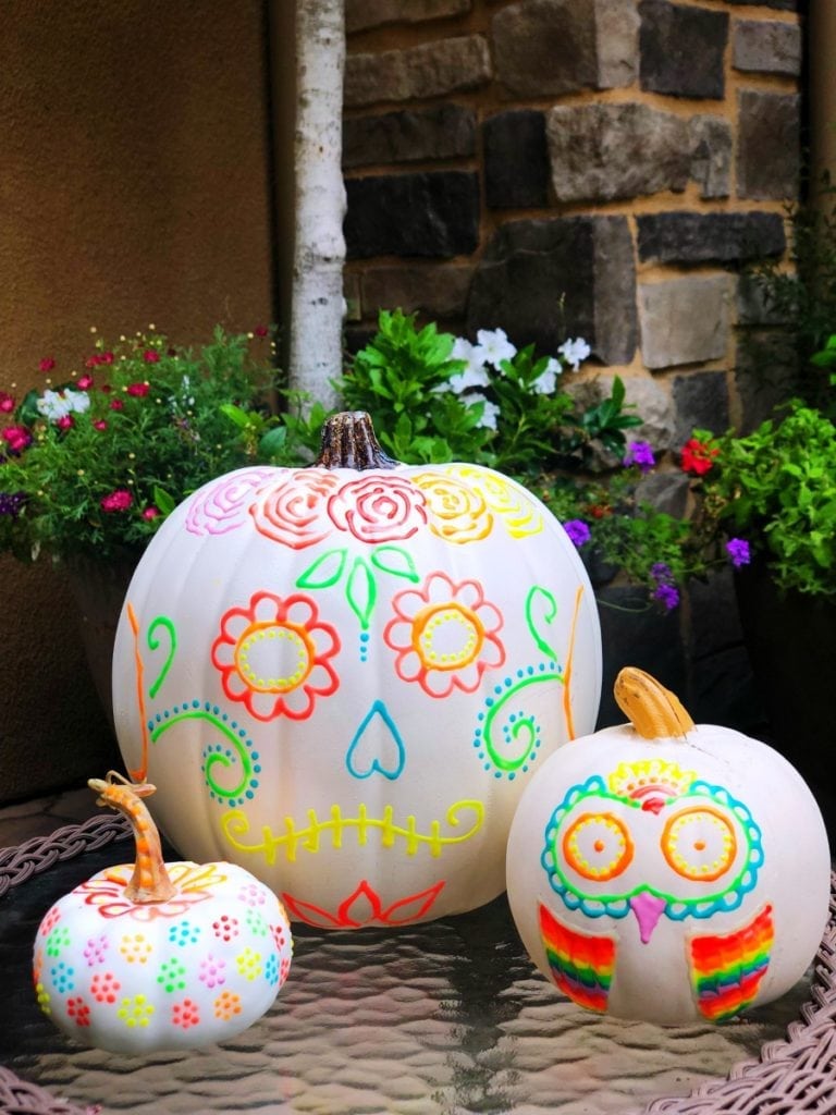 Glow in the dark pumpkins