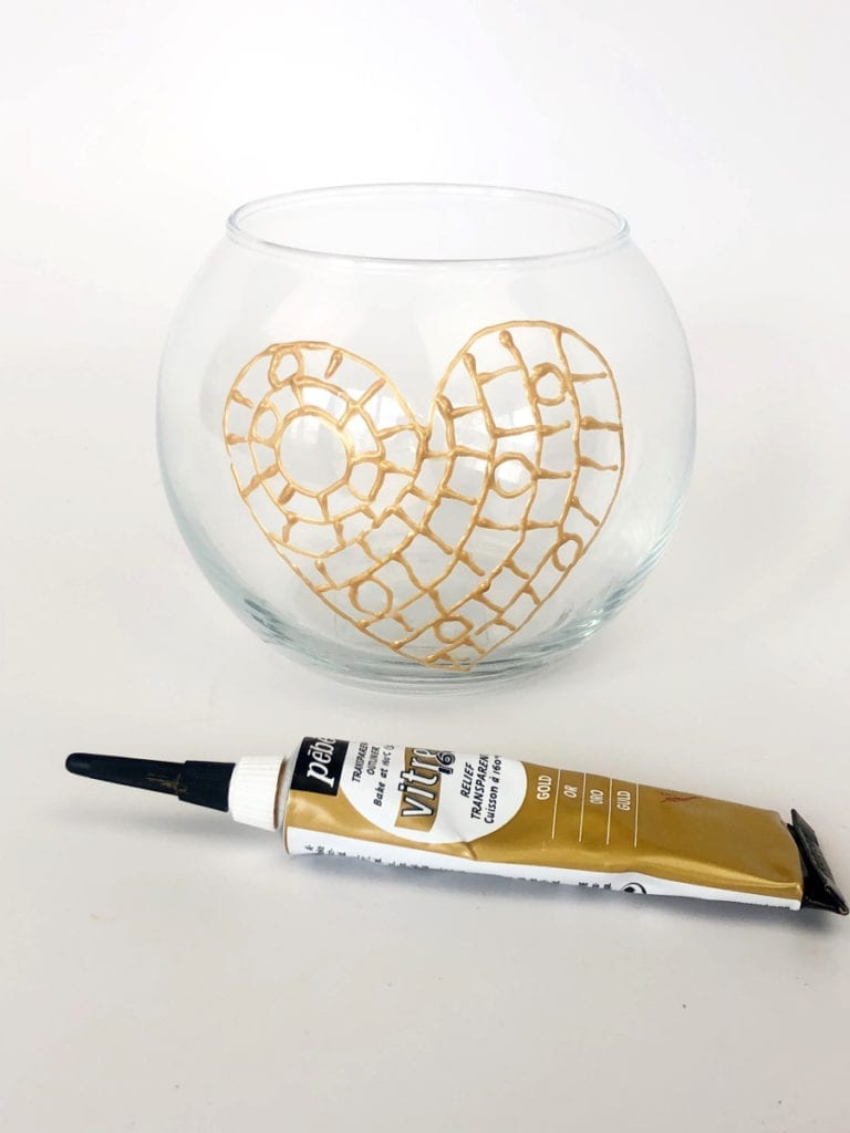 How to Paint Stained Glass Jars and Vases