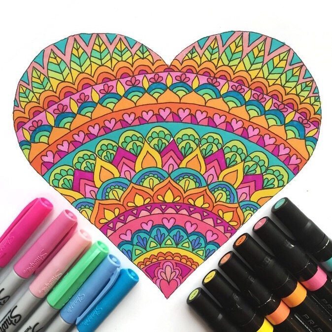 Valentine’s Day Downloadable Coloring Pages