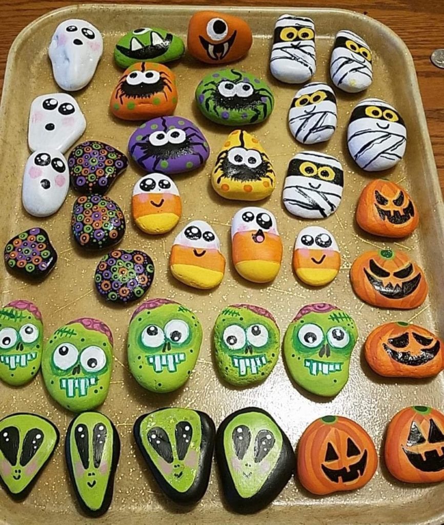 Halloween Painted Rock Ideas