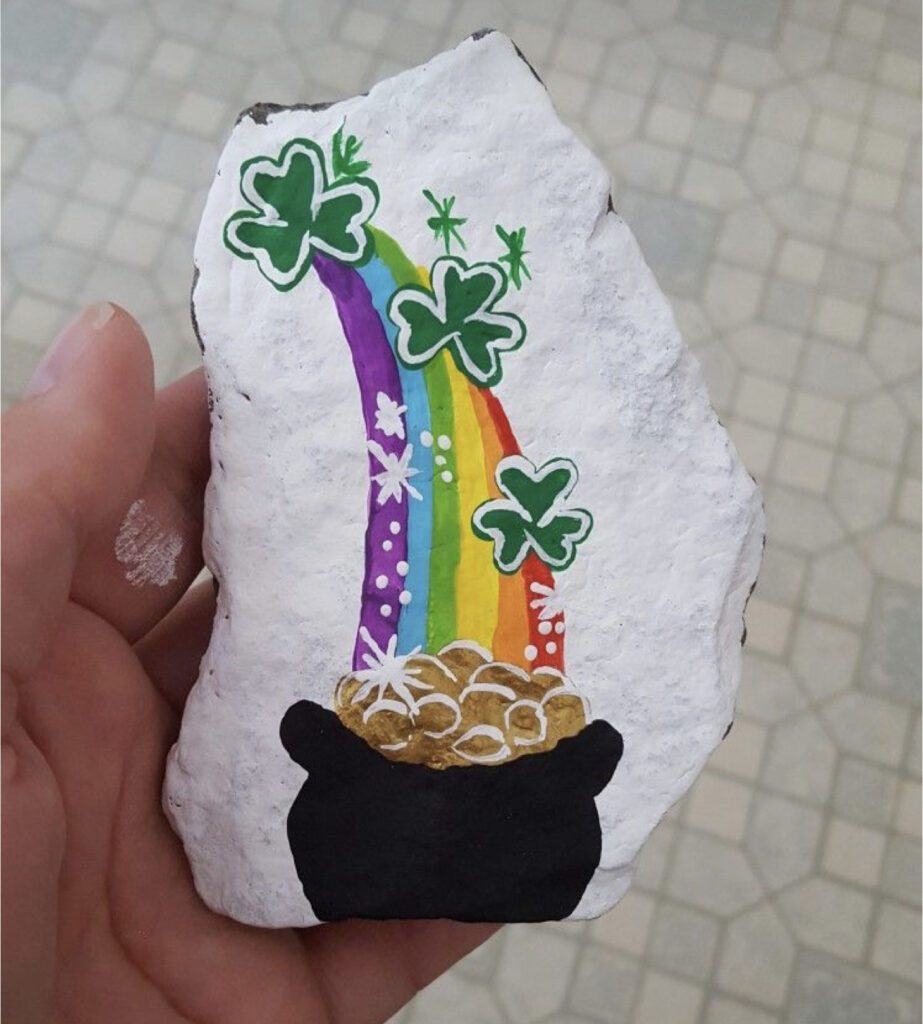 Pot of gold rock idea