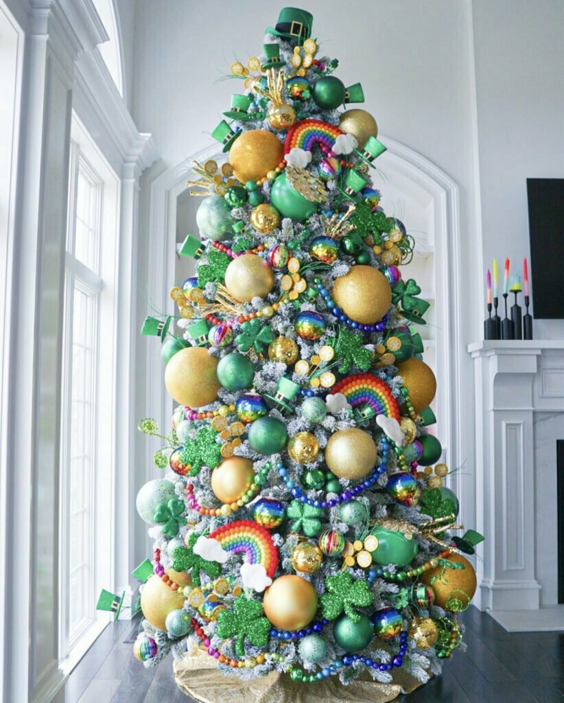 St Patrick's Day Christmas Tree