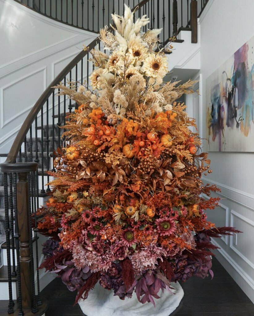 Fall themed tree