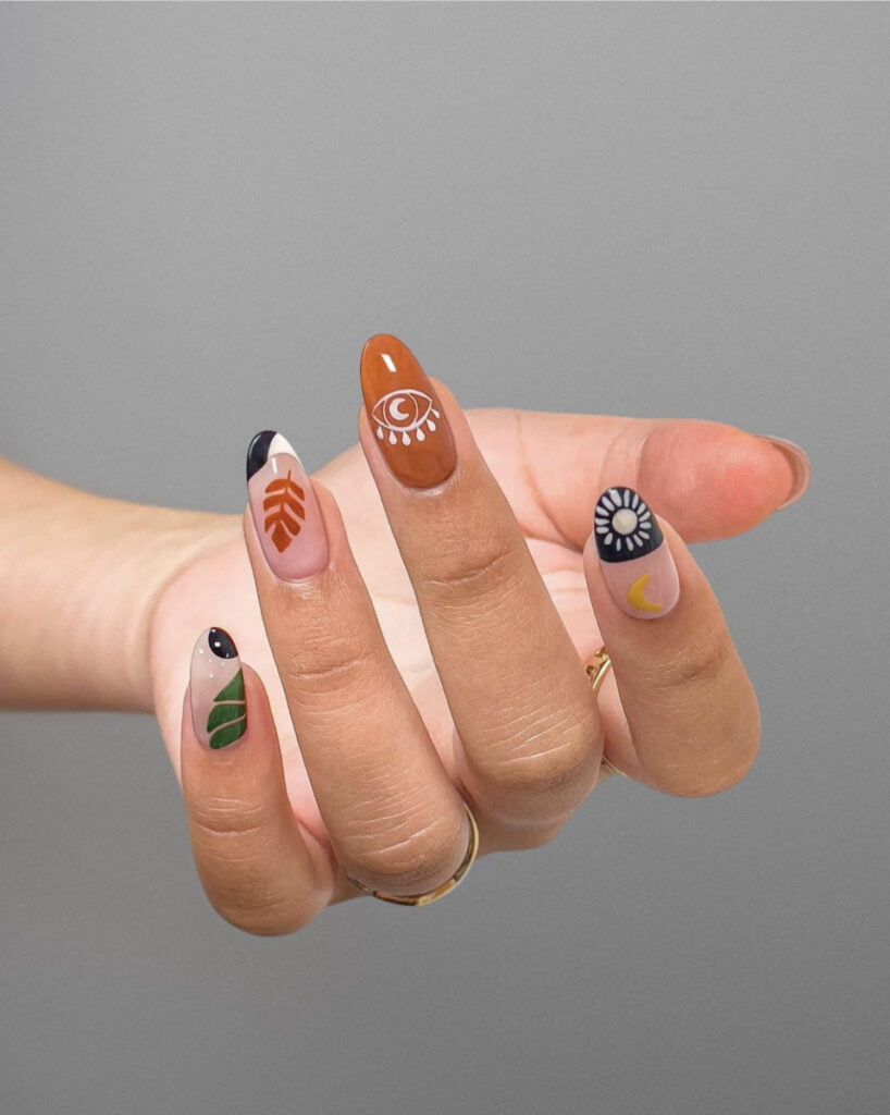 Modern Fall Nails