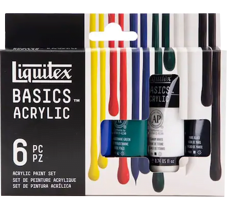 The best overall acrylic paint: Liquitex basics acrylic paint