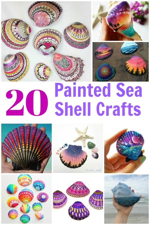 Painted Sea Shells Crafts