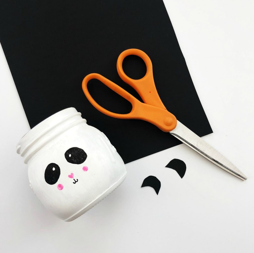 Panda Unicorn Mason Jar Craft