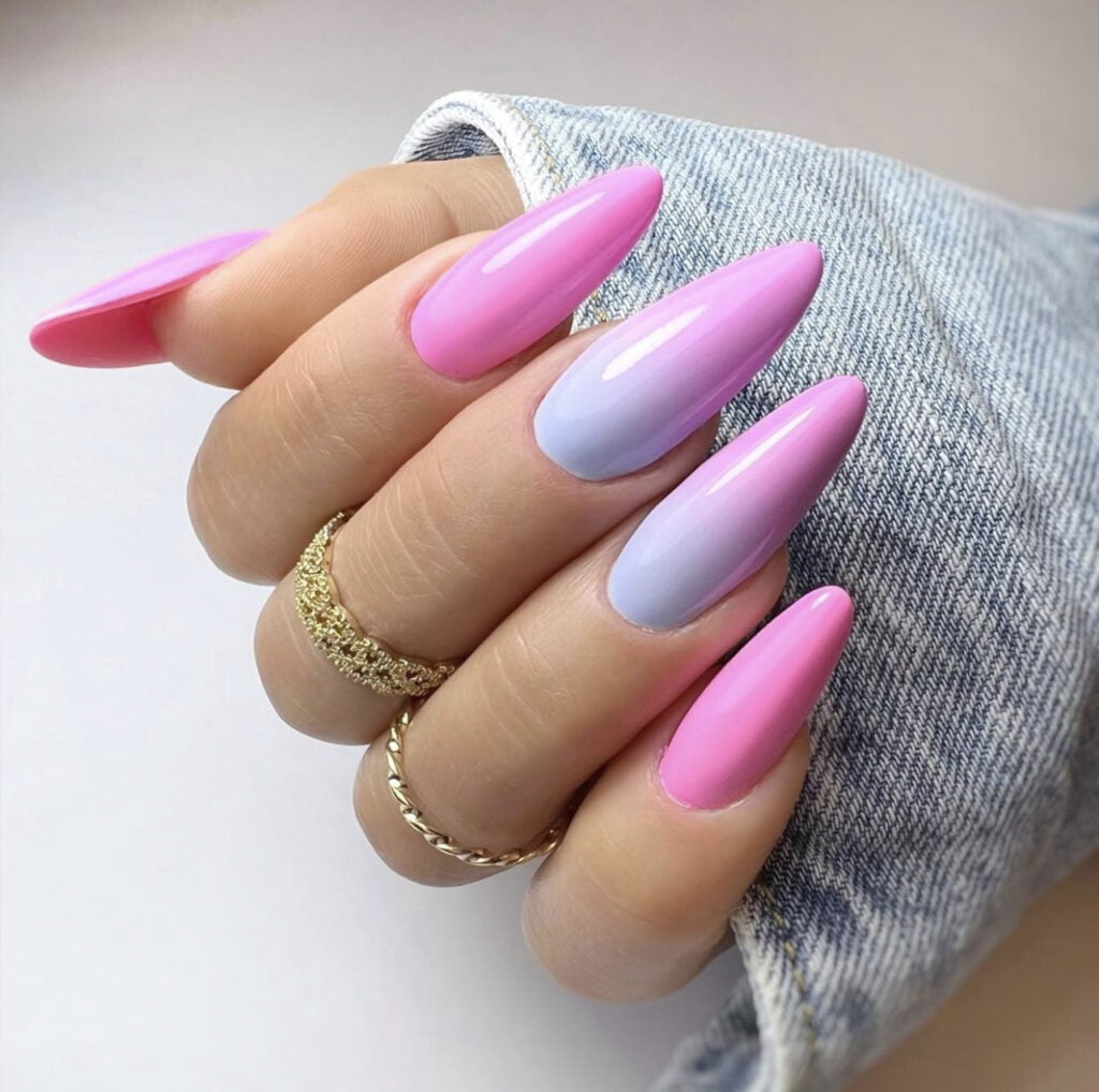 Pink and Purple Ombre