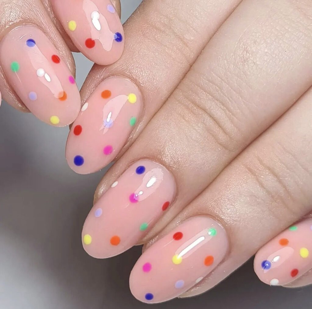 Dotted nails