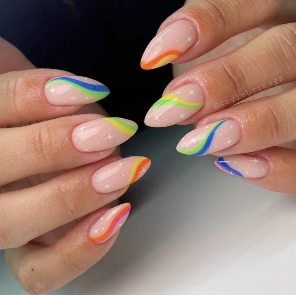 Rainbow Swirls 