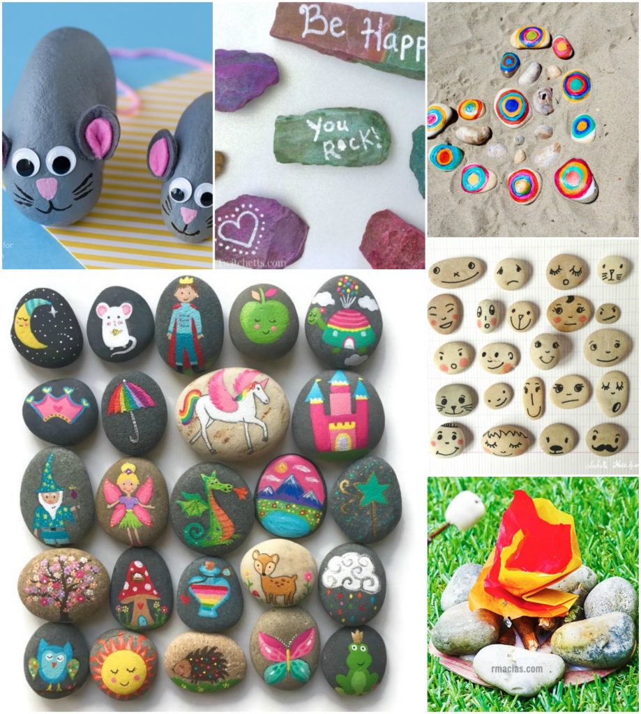 Rock Crafts for Kids - 25 Creative Rock Painting Ideas