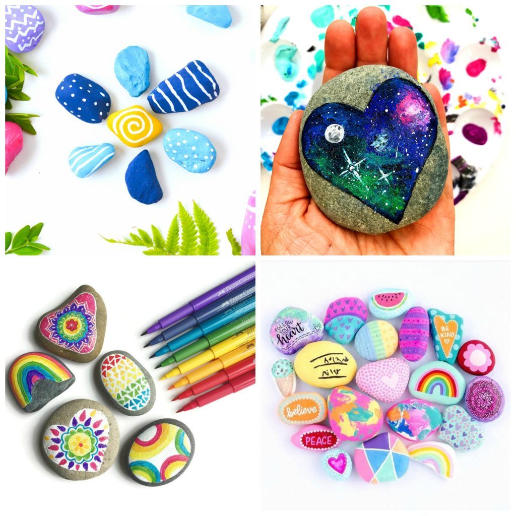 Rock Crafts for Kids - 25 Creative Rock Painting Ideas