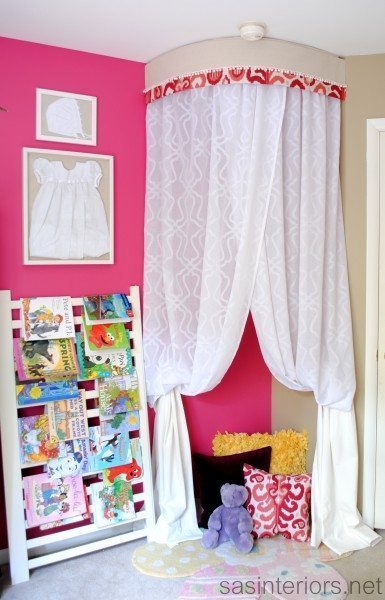 Princess themed book nook