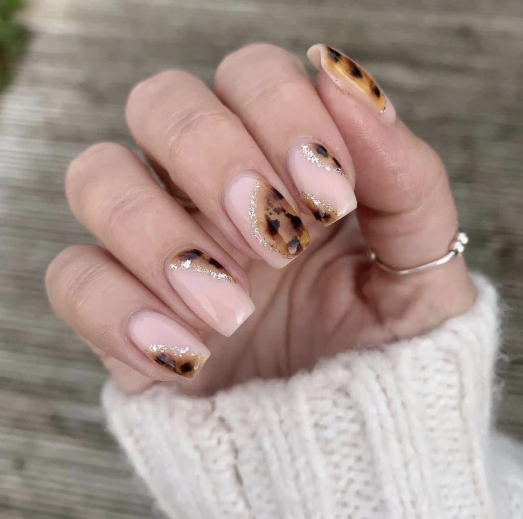 Negative Space Nail design idea