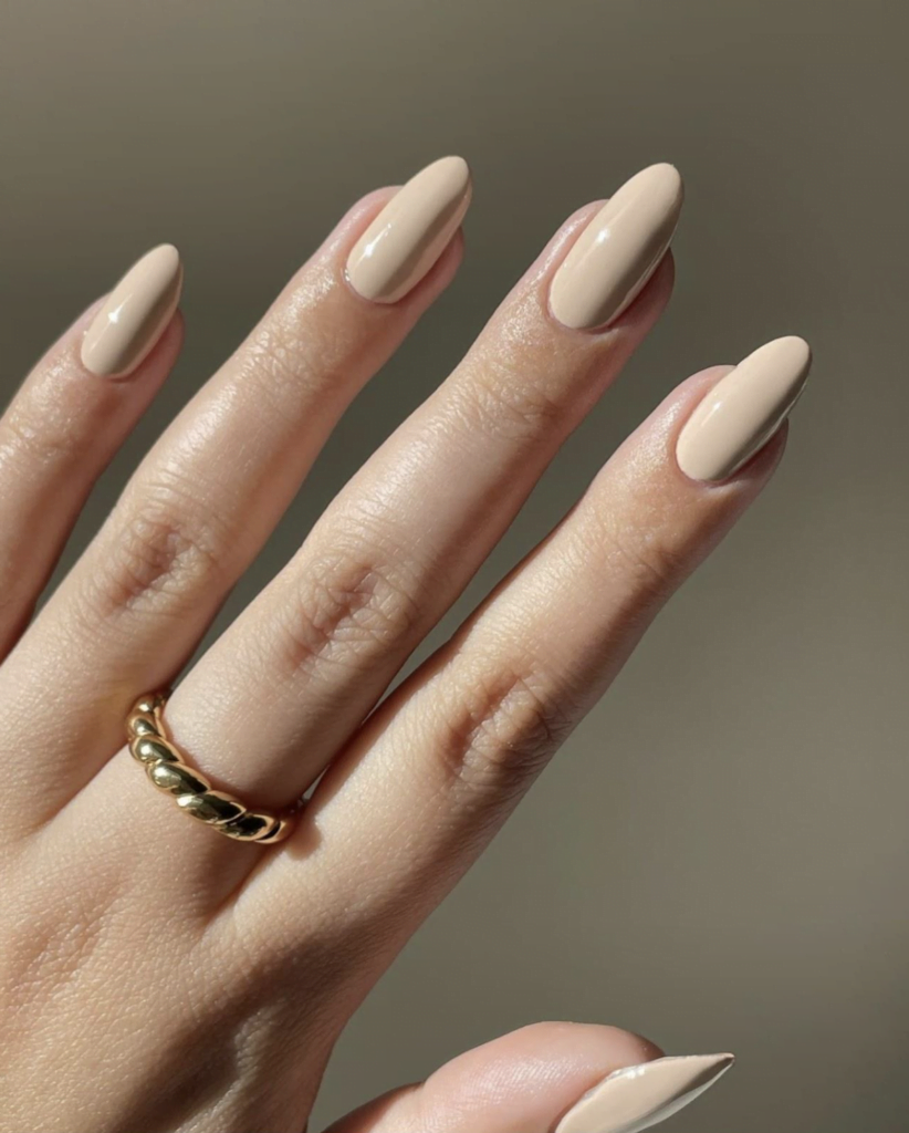 Beige or Nude nail polish inspo