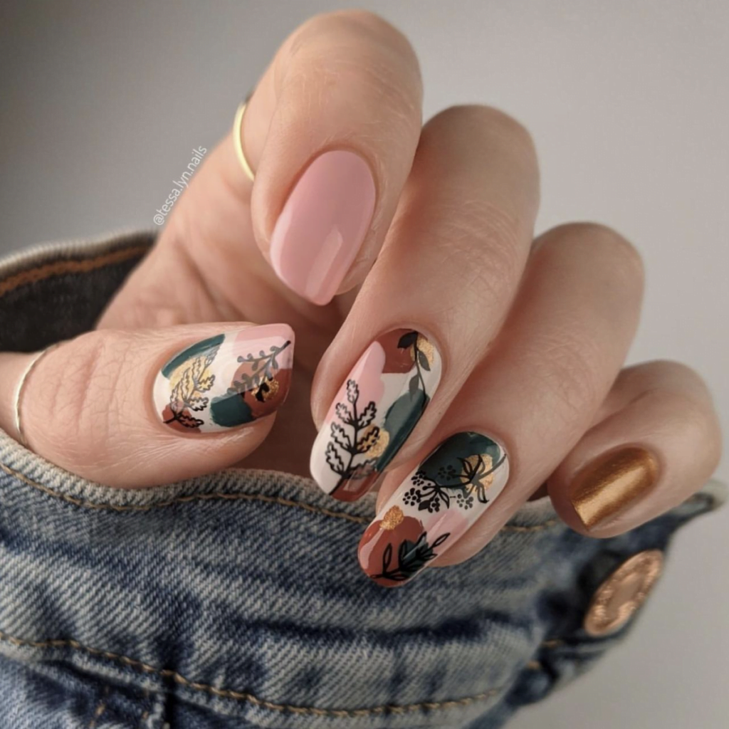 Abstract Nail Design