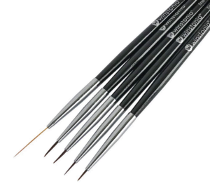 Winstonia 5 Pcs Professional Liner + Striping Brushes