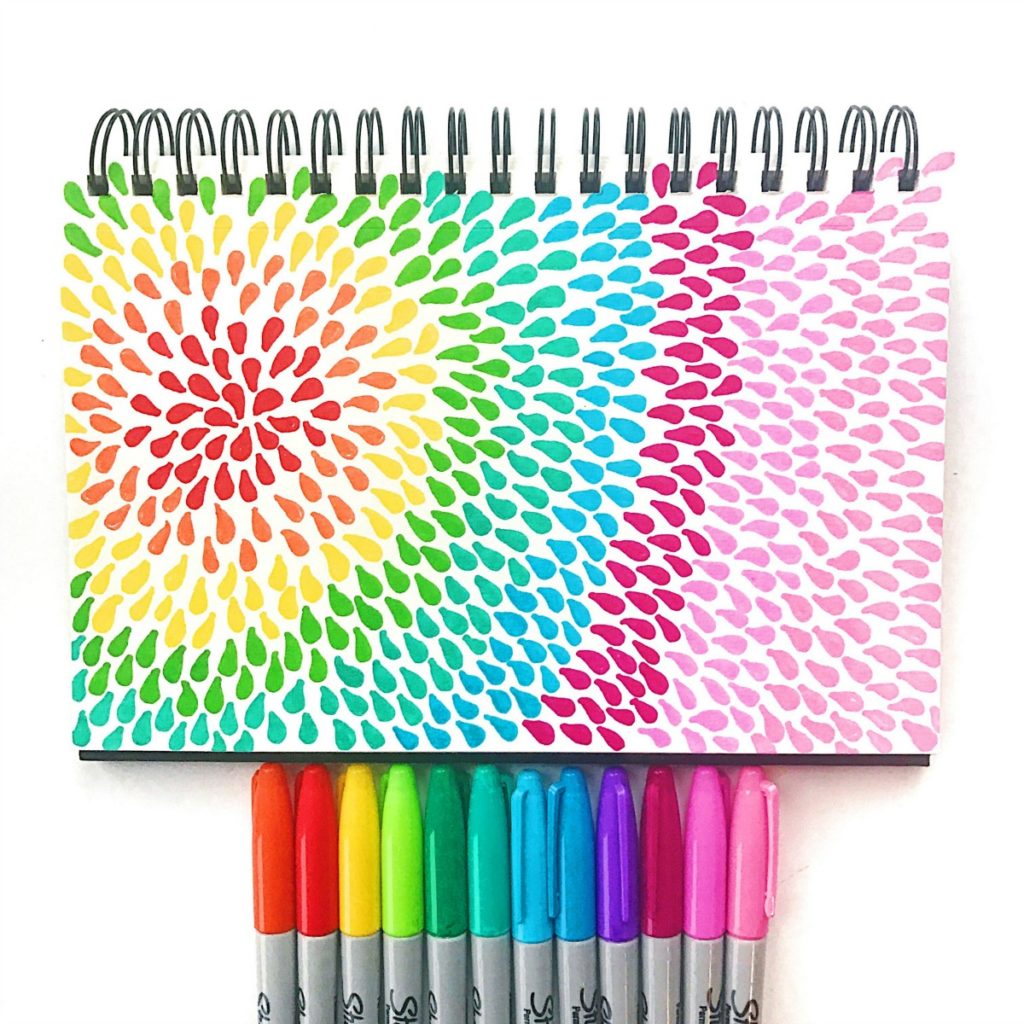 Sharpie markers for drawing and doodling