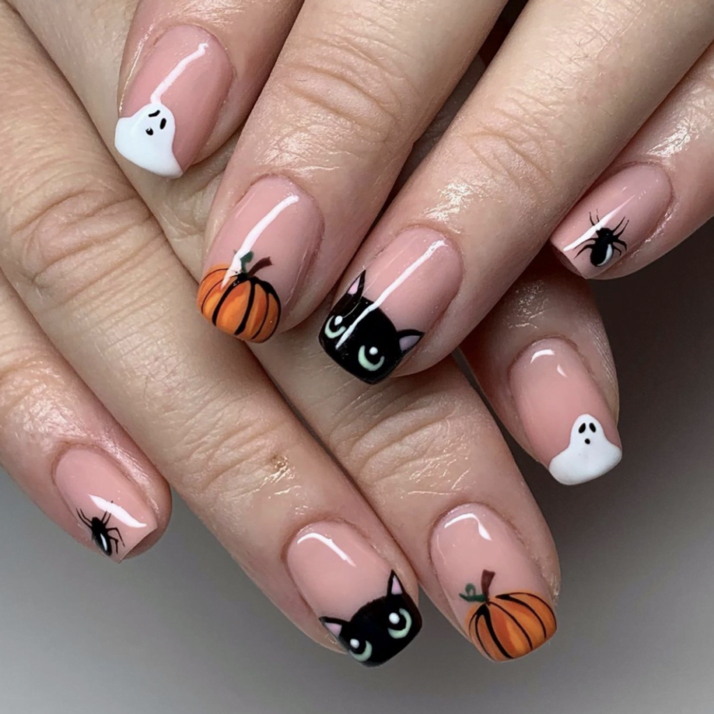 Short Halloween Nails