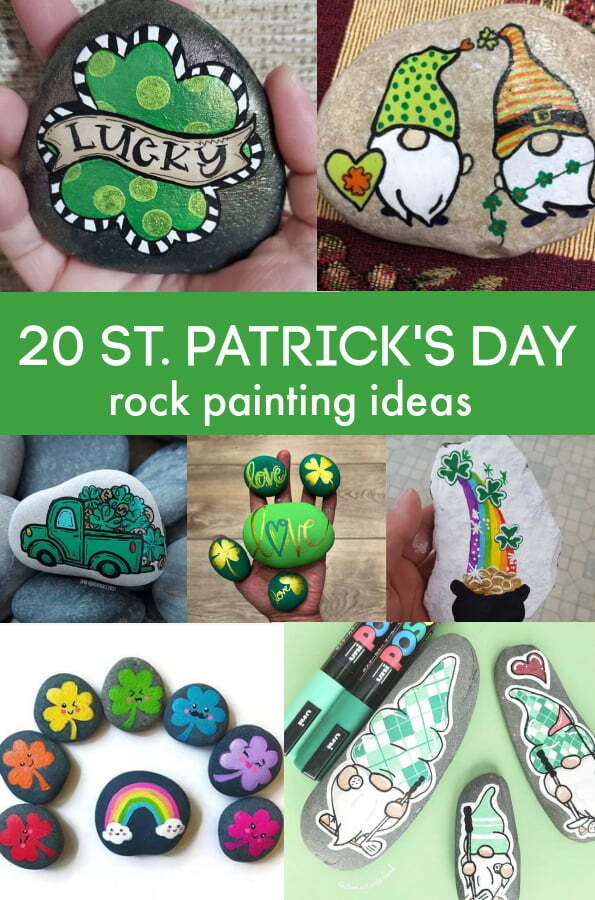 20 St. Patrick’s Day Painted Rocks to Inspire