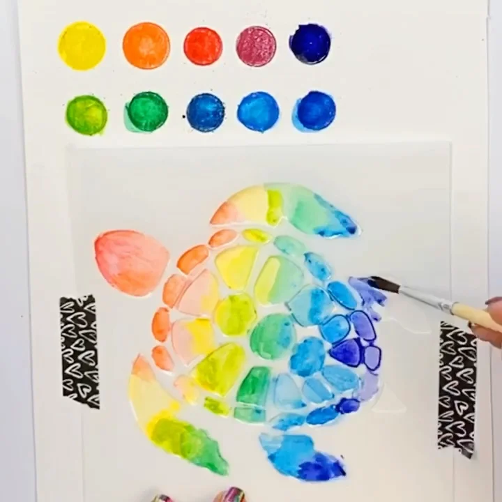 Turn Watercolor Pencils into a Paint Palette