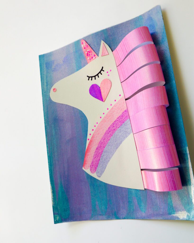 Printable Unicorn Craft for Kids 