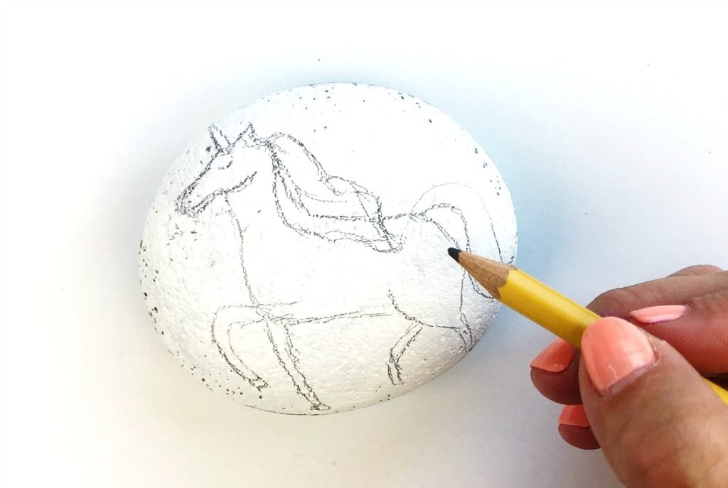 How to Paint Unicorn Rocks