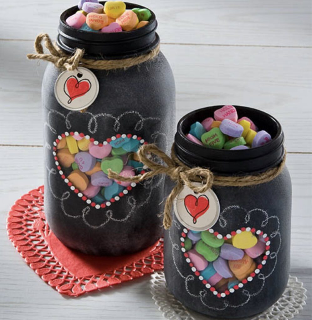 Valentine Mason Jars