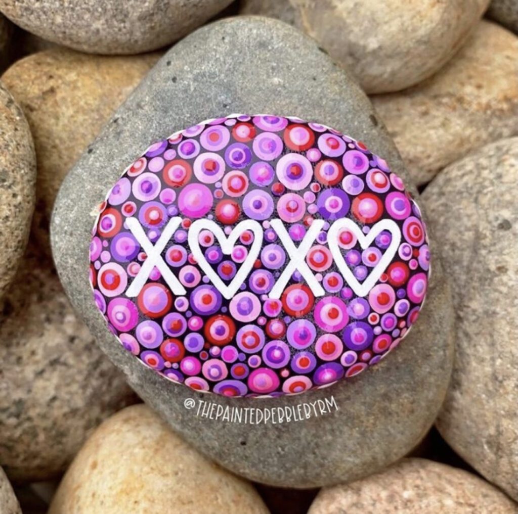 Valentine's Day Rock Painting Ideas