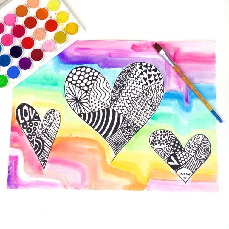 Zentangle Art for Kids Project